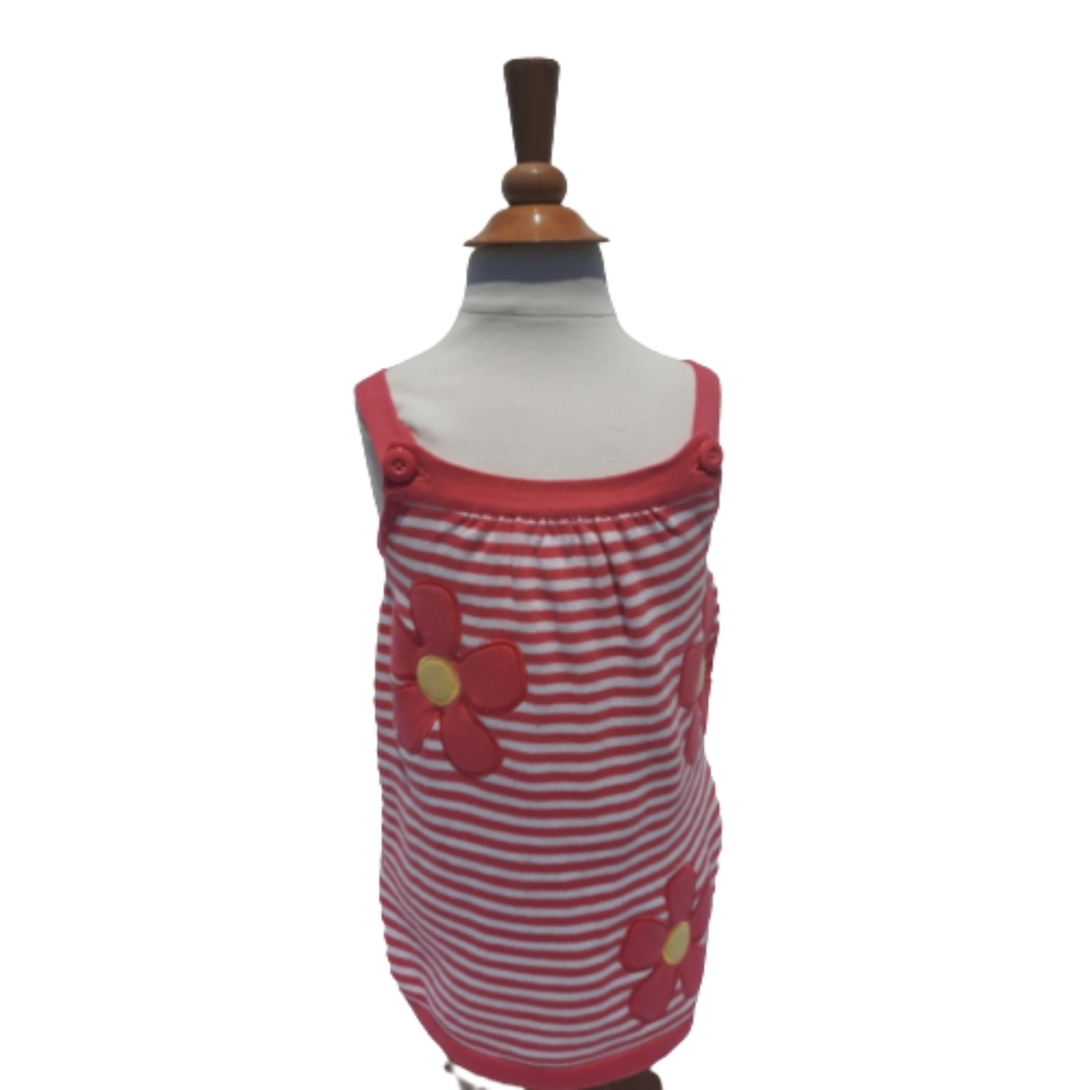 Gymboree pink flower knit dress 12 to 18 mo.